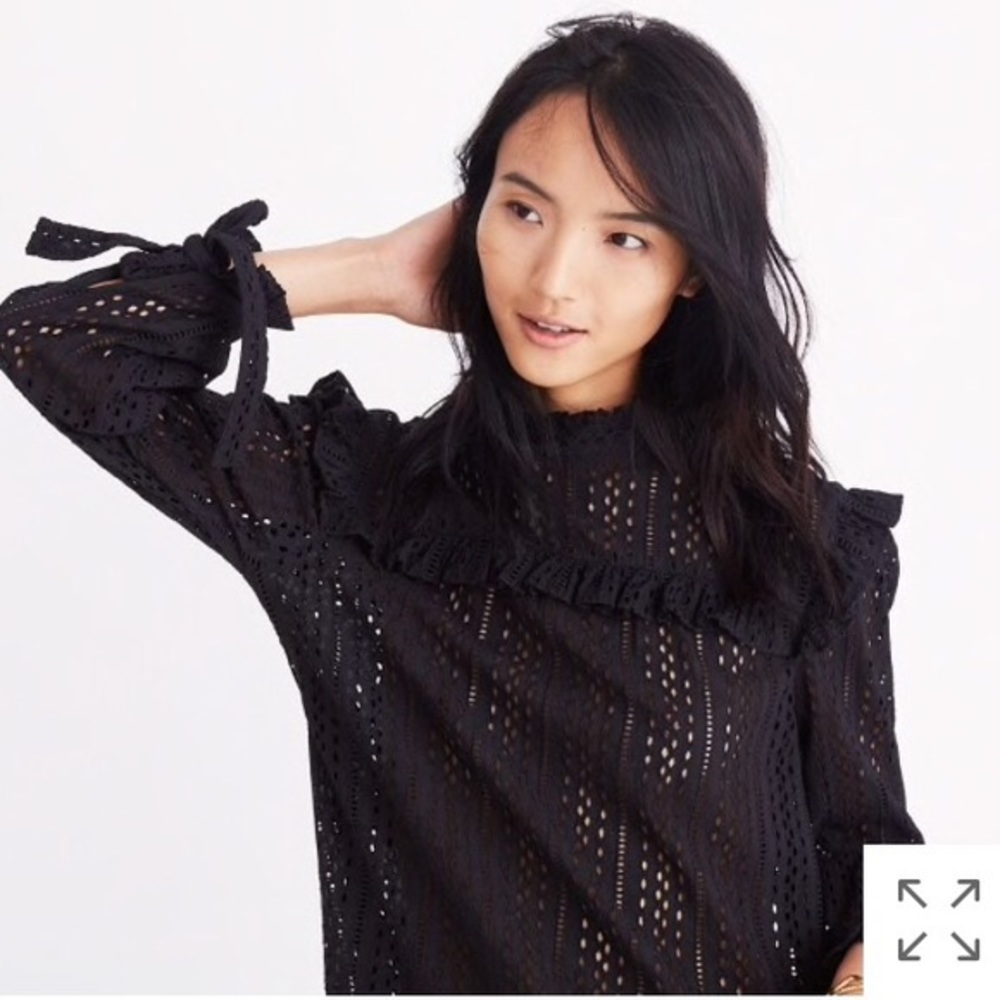 Madewell eyelet blouse